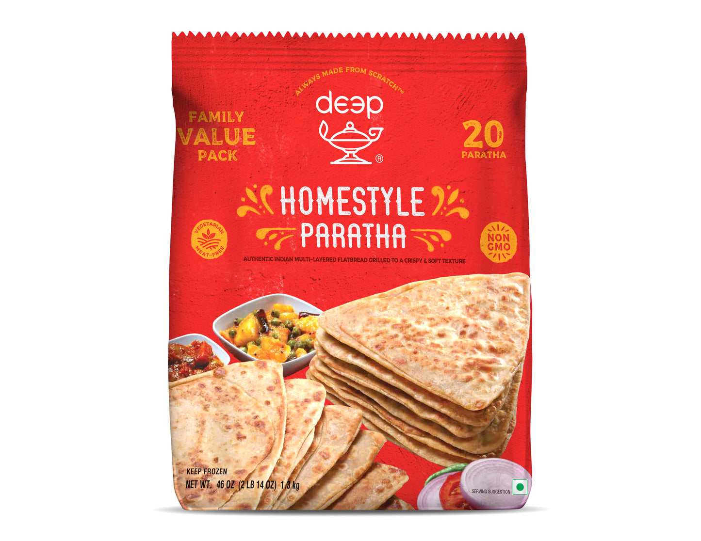 DEEP Homestyle Paratha 20 Pieces