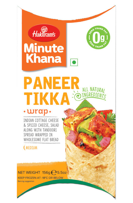 Minute Khana Paneer Tikka Wrap