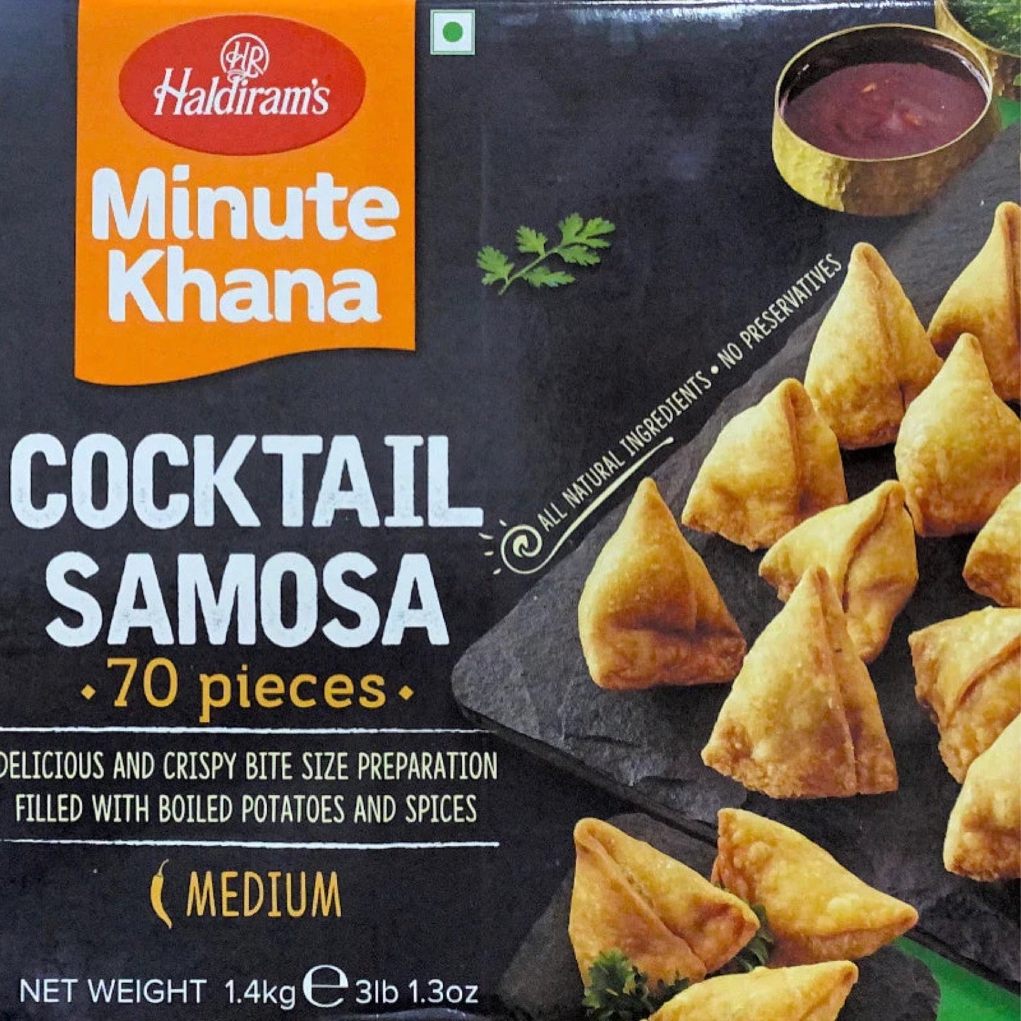 Minute Khana Cocktail Samosa 70 Pieces