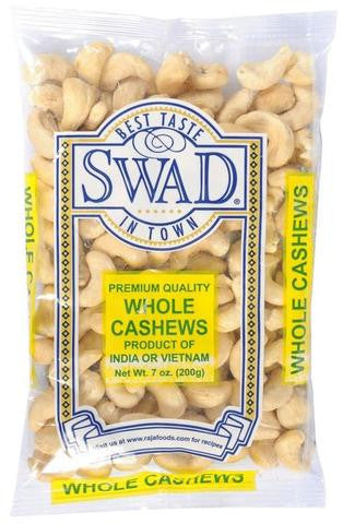 SWAD Whole Cashews 7oz