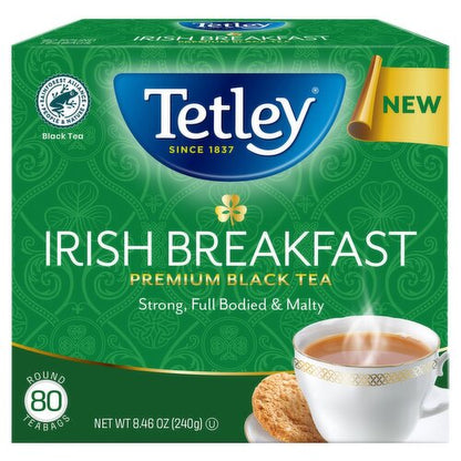 Tetley 80 Black Tea Bags 8.46oz