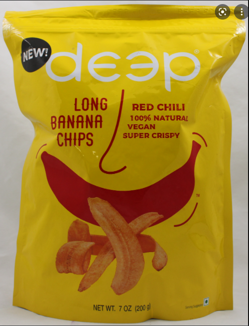 DEEP Long Banana Chips 7oz