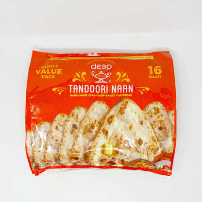 DEEP Tandoori Naan 16 Pieces