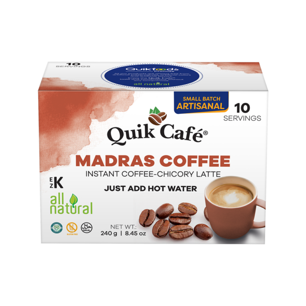 Quik Cafe Madras Coffee 10 Servings