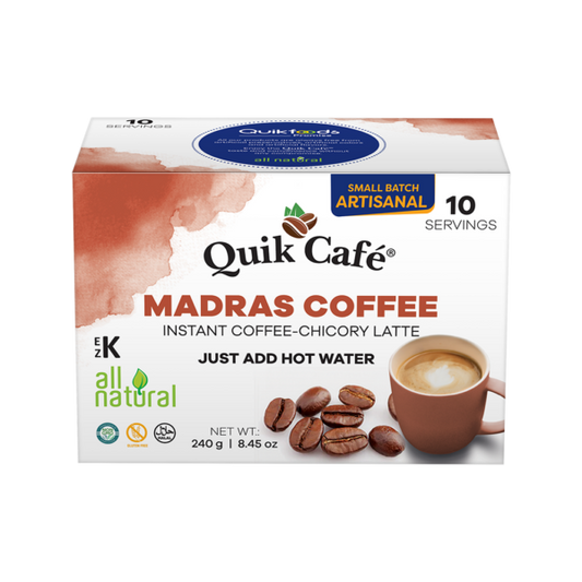 Quik Cafe Madras Coffee 10 Servings