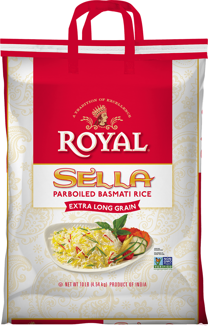 Royal Sella Parboiled Basmati Rice 10lb