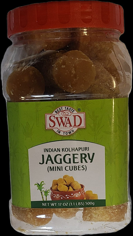 SWAD Natural Indian Kolhapuri Jaggery Mini Cubes