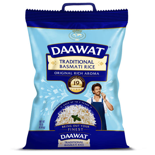 Daawat Traditional Basmati Rice 10lb
