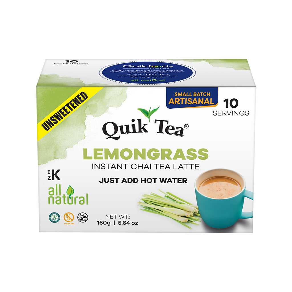 Quik Tea Lemongrass Instant Chai Tea Latte 10 Servings