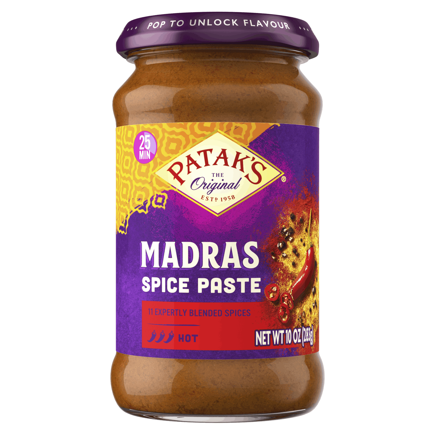 Patak's Madras Spice Paste Hot
