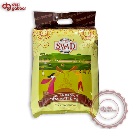 SWAD Indian Brown Basmati Rice 10lbs
